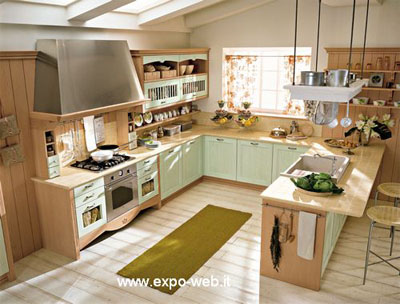 Dibiesse Cucine  - Cucina Mod. ASOLO in effetto muratura  da:  Arredamenti Expo-WEb