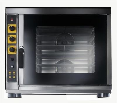 FORNO ELETTRICO 6 TEGLIE MISTO A CONVENZIONE/VAPORE - Mod. KF981