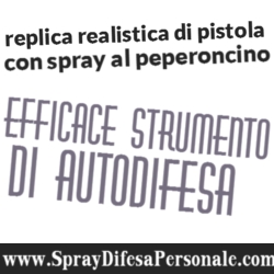 Spray al Peperoncino per Autodifesa