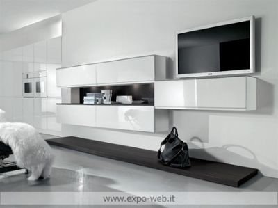 Come arredare la zona giorno con moduli della cucina Arredo3 da: Arredamenti Expo-Web