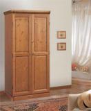armadio classico in legno massello a due ante