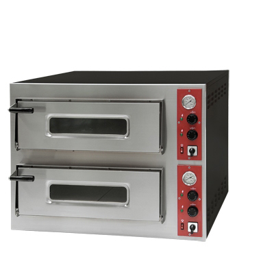 FORNO PIZZA PROFESSIONALE A DOPPIA CAMERA (6+6 PIZZE) ELETTRICO
