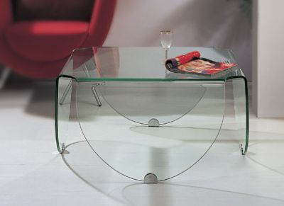 Tavolino di cristallo nuovo