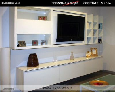 Mobile giorno sospeso con modulo orientabile TV � Arredamenti Expo-WebMobile giorno sospeso con modu