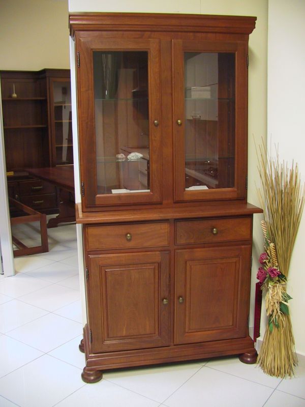 Cristalliera  in massello di carrubo