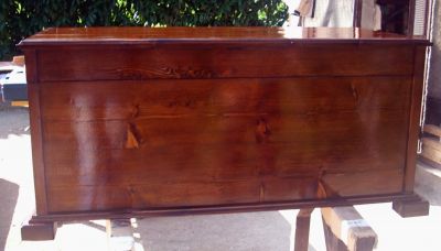 CASSAPANCA LEGNO MASSELLO COSTRUZIONE ARTIGIANALE