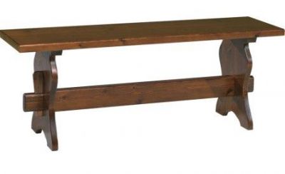 panca fratino in pino senza schienale per arredo pub o agriturismi