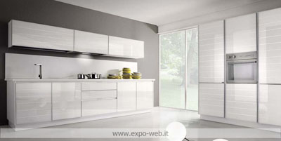 Dibiesse Cucine  - Mod. System in vetro laccato da Arredamenti Expo-Web