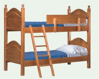 Letto a castello in legno massiccio