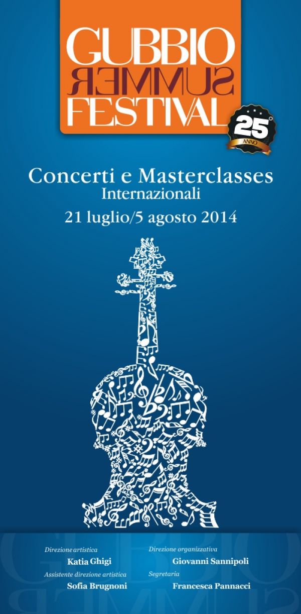 25° Gubbio Summer Festival - Concerti e Masterclasses Internazionali
