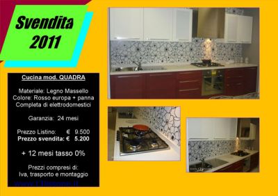 Svendita cucine di esposizione  scontate fino al 50% +  12 mesi a tasso 0% da T3 Arredamenti