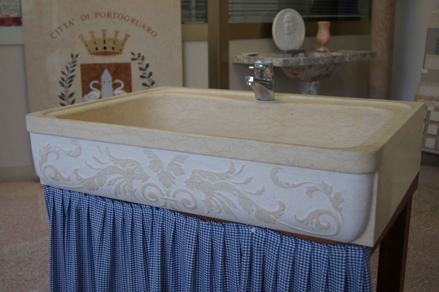 Lavello in marmo Silvia Oro