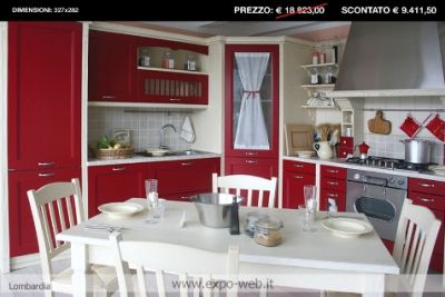 Svendita cucina in legno classica mod. Asolo da Arredamenti Expo-Web