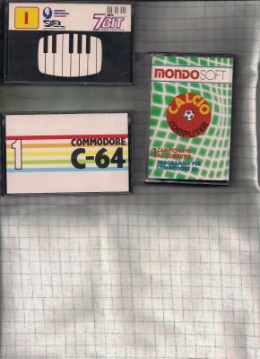 programmi per C64 su cassette+manuali uso C64 e C128