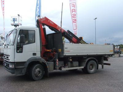 AUTOCARRO IVECO 150E18 EURO 3 CON GRU FASSI F 150AC24 ANNO 2007