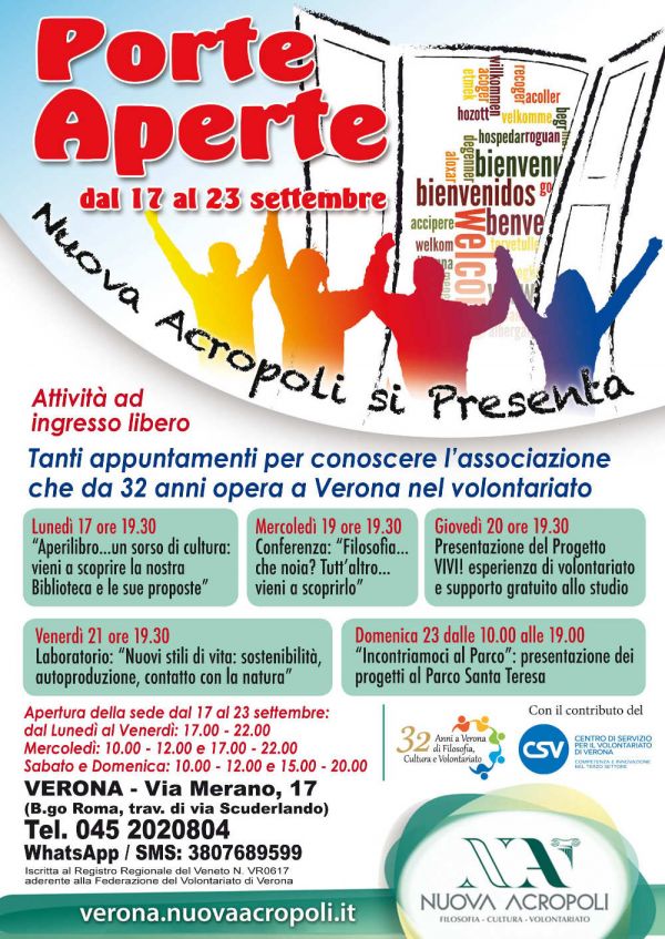 Porte aperte: Nuova Acropoli si presenta