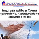 Primedil impresa edile costruzioni, ristrutturazioni, impianti a Roma.