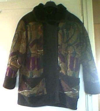 Giaccone donna con inserti di pelliccia