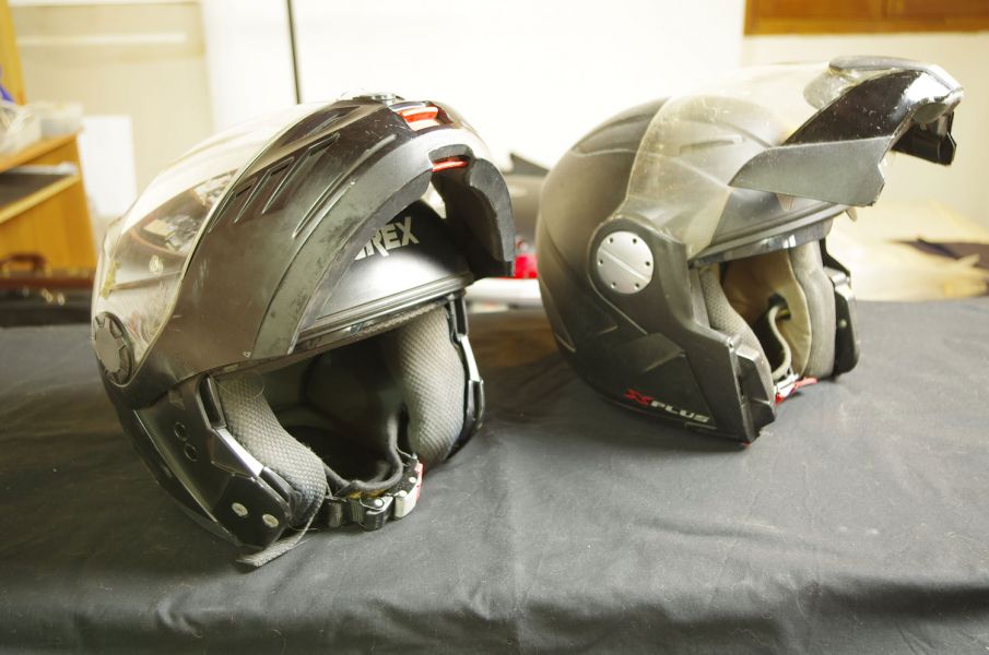 Caschi moto usati colore nero