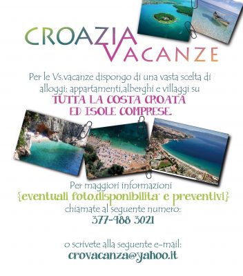 CROAZIA VACANZE