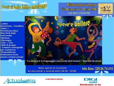 Corsi di ballo latino americano