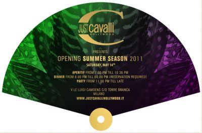 JUST CAVALLI BY HOLLYWOOD: Inaugurazione estiva sabato 14 maggio 2011 (339.3390105)‏