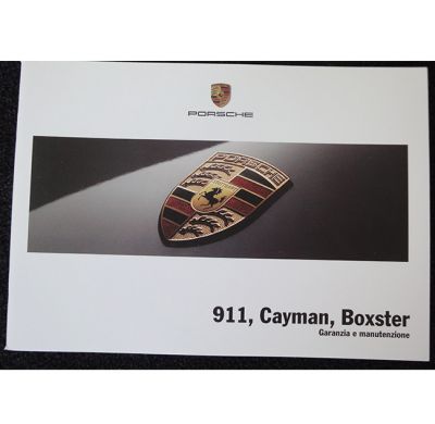 Libretto service Porsche 911 Cayman Boxster italiano