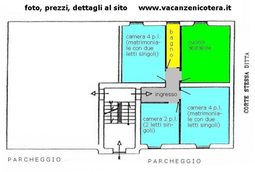 TROPEA & CAPO VATICANO vicinanze: a Nicotera trilocale 10 posti PREZZI OK!!