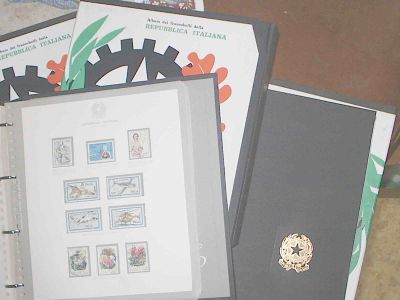 Raccolta francobolli Repubblica italiana