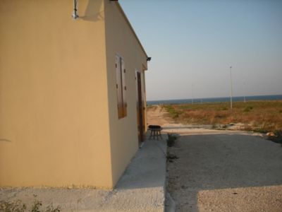 terrreno con villa sul mare