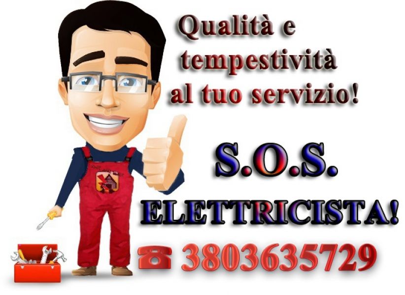 Elettricista Pronto Intervento 3803635729 - SOS elettricista!