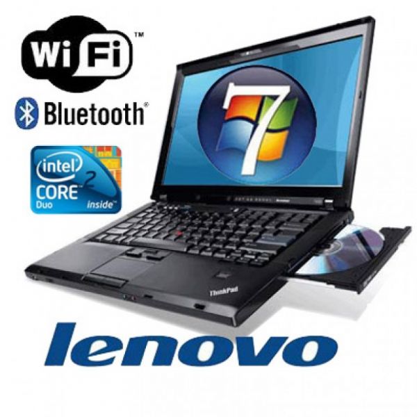  notebook ibm lenovo t400 core 2 duo t9400 2.53ghz 2gb ram 160gb 14.1'' xwga dvd�rw windows 7 home p