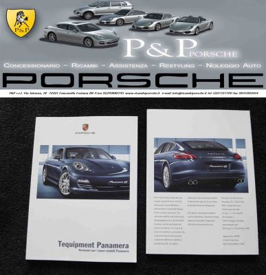 CATALOGO PORSCHE ILLUSTRATIVO  TEQUIPMENT PANAMERA