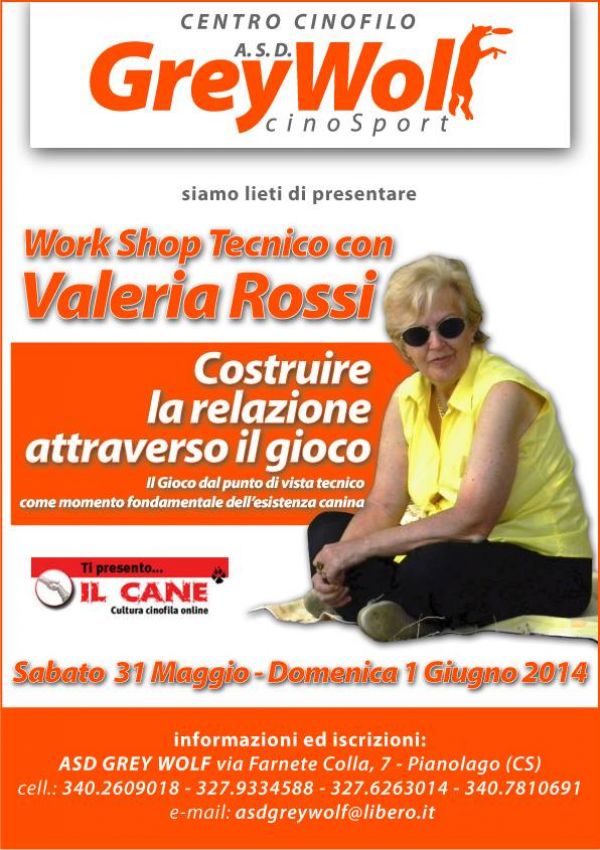 Work shop tecnico con valeria rossi settore cinofilia