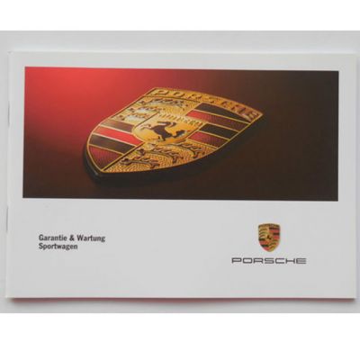 Libretto service Porsche 911 Carrera 996 Boxster 986 Turbo GT2 tedesco