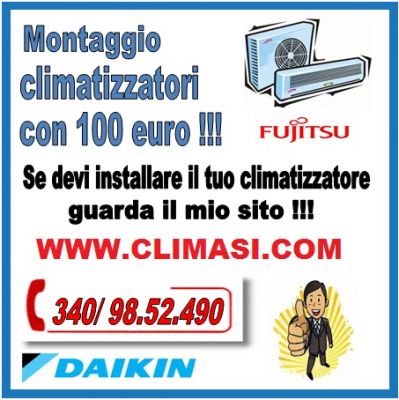 MONTAGGIO CONDIZIONATORE ROMA BOCCEA TORREVECCHIA