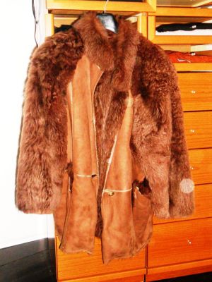 Montone pelliccia non sintetico, come nuovo