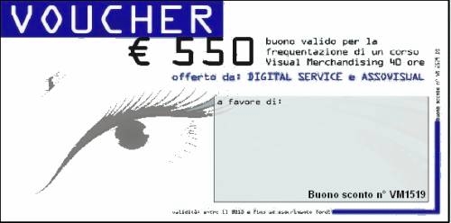 CORSO di VISUAL MERCHANDISING Maggio 2014 + VOUCHER Gratuito