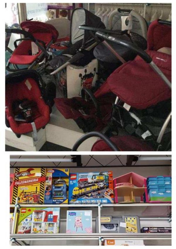 Stock articoli per bambini, neonati e prima infanzia