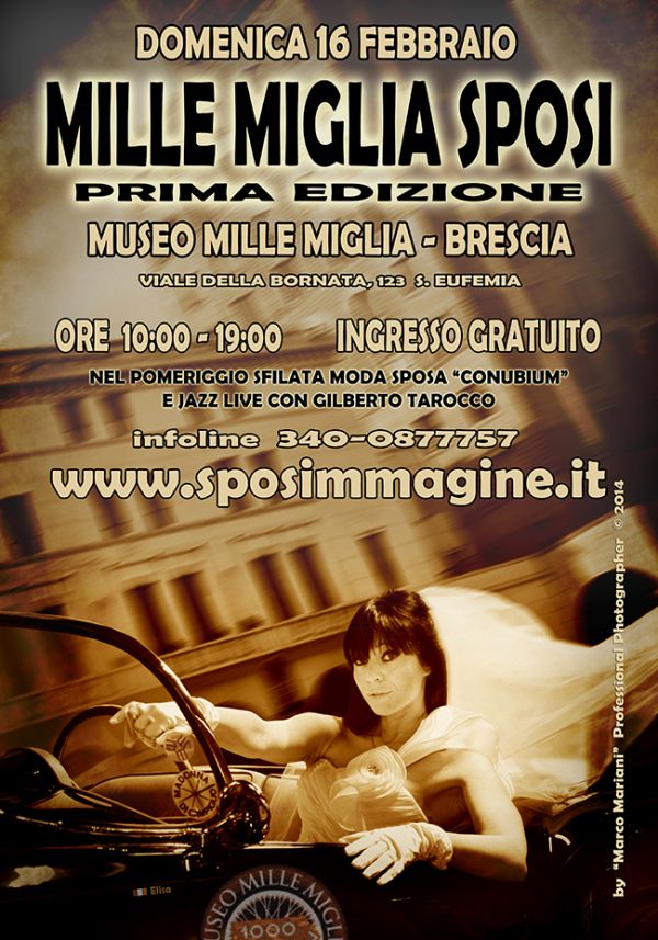 Fiera wedding 'Mille Miglia Sposi' 16 febbraio Brescia