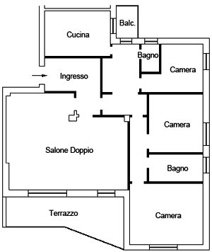 APPARTAMENTO IN VENDITA VIA MONTE TRINCELLO, ROMA MONTESACRO,