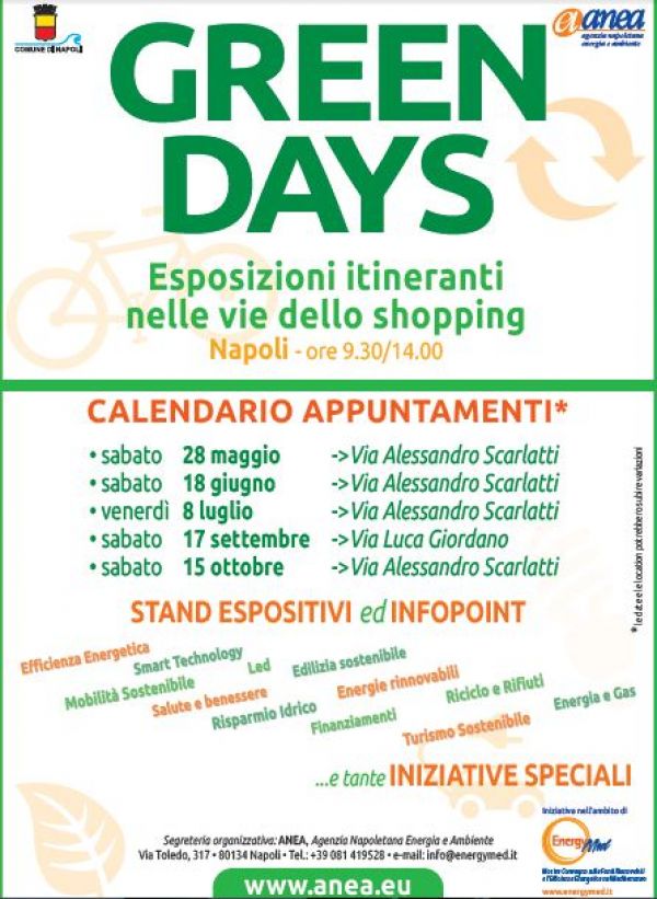 3� tappa Green Days - Esposizioni itineranti nelle vie dello shopping