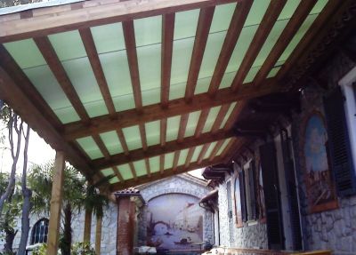 Coperture in pvc su misura