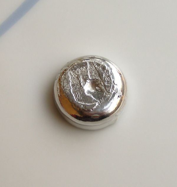 PLATINO Medaglia - PLATINUM Medaille: +/- 15 Grammi.