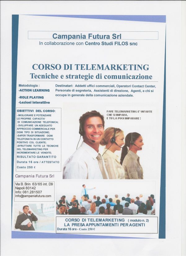 Corso di Telemarketing