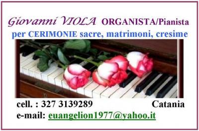 MATRIMONIO IN MUSICA Pianista/Organista Cell. 327 3139289 � 120
