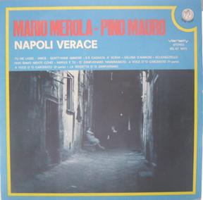 VINILE DI MARIO MEROLA "'O MASTO" 1966