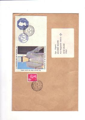 1974-foglietto + francobollo CENTENARIO WINSTON CHURCHILL