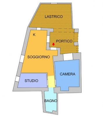 GARLENDA (SV) Trilocale con corte privata e posto auto