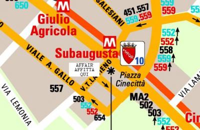 appio latino - a 100MT fermata metro subaugusta